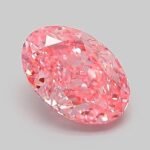 1.07 Carat Fancy Vivid Pink Oval Modified Brilliant Lab Grown Diamond | VVS2 | IGI Certified | ARM424
