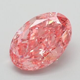 2.01 Carat Fancy Vivid Pink Oval Modified Brilliant Lab Grown Diamond | VS1 | IGI Certified | ARM452