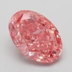 2.05 Carat Fancy Vivid Pink Oval Modified Brilliant Lab Grown Diamond | VVS2 | IGI Certified | ARM464