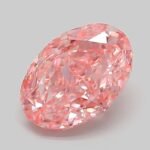2.05 Carat Fancy Vivid Pink Oval Modified Brilliant Lab Grown Diamond | VVS2 | IGI Certified | ARM468