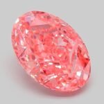 2.06 Carat Fancy Vivid Pink Oval Modified Brilliant Lab Grown Diamond | VVS2 | IGI Certified | ARM471