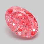 2.07 Carat Fancy Vivid Pink Oval Brilliant Lab Grown Diamond | VVS2 | IGI Certified | ARM480