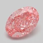 2.07 Carat Fancy Vivid Pink Oval Modified Brilliant Lab Grown Diamond | VS1 | IGI Certified | ARM485
