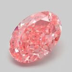 3.02 Carat Fancy Vivid Pink Oval Modified Brilliant Lab Grown Diamond | VVS2 | IGI Certified | ARM499