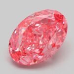 3.03 Carat Fancy Vivid Pink Oval Modified Brilliant Lab Grown Diamond | VS1 | IGI Certified | ARM504