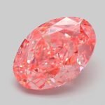 3.04 Carat Fancy Vivid Pink Oval Brilliant Lab Grown Diamond | VVS2 | IGI Certified | ARM511