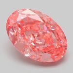 3.06 Carat Fancy Vivid Pink Oval Modified Brilliant Lab Grown Diamond | VVS2 | IGI Certified | ARM527
