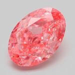 3.07 Carat Fancy Vivid Pink Oval Modified Brilliant Lab Grown Diamond | VVS2 | IGI Certified | ARM532