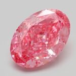 3.07 Carat Fancy Vivid Pink Oval Modified Brilliant Lab Grown Diamond | VVS2 | IGI Certified | ARM533