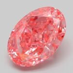 3.08 Carat Fancy Vivid Pink Oval Modified Brilliant Lab Grown Diamond | VVS2 | IGI Certified | ARM547