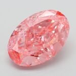 3.09 Carat Fancy Vivid Pink Oval Modified Brilliant Lab Grown Diamond | VVS2 | IGI Certified | ARM563