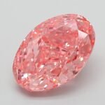 3.13 Carat Fancy Vivid Pink Oval Modified Brilliant Lab Grown Diamond | VS1 | IGI Certified | ARM578