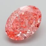 4.13 Carat Fancy Vivid Pink Oval Modified Brilliant Lab Grown Diamond | VS1 | IGI Certified | ARM599