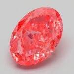 4.36 Carat Fancy Vivid Pink Oval Modified Brilliant Lab Grown Diamond | VVS2 | IGI Certified | ARM605