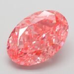 5.26 Carat Fancy Vivid Pink Oval Modified Brilliant Lab Grown Diamond | VS1 | IGI Certified | ARM608