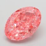 5.42 Carat Fancy Vivid Pink Oval Modified Brilliant Lab Grown Diamond | VVS2 | IGI Certified | ARM610