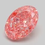 5.49 Carat Fancy Vivid Pink Oval Modified Brilliant Lab Grown Diamond | VS1 | IGI Certified | ARM612