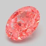 5.52 Carat Fancy Vivid Pink Oval Modified Brilliant Lab Grown Diamond | VVS2 | IGI Certified | ARM613