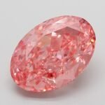 5.55 Carat Fancy Vivid Pink Oval Modified Brilliant Lab Grown Diamond | VS1 | IGI Certified | ARM615