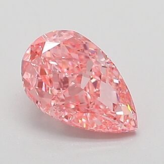 1.01 Carat Fancy Vivid Pink Pear Modified Brilliant Lab Grown Diamond | VS1 | IGI Certified | ARM638