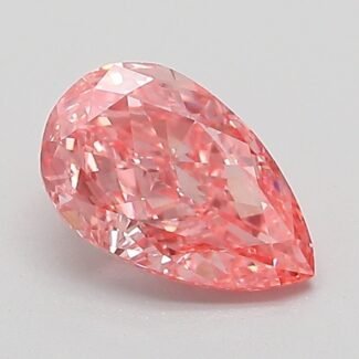 1.02 Carat Fancy Vivid Pink Pear Modified Brilliant Lab Grown Diamond | VS1 | IGI Certified | ARM641