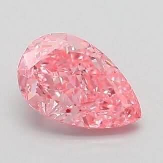 1.02 Carat Fancy Vivid Pink Pear Modified Brilliant Lab Grown Diamond | VVS2 | IGI Certified | ARM642