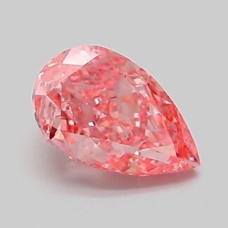1.03 Carat Fancy Vivid Pink Pear Modified Brilliant Lab Grown Diamond | VS1 | IGI Certified | ARM644