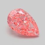 1.03 Carat Fancy Vivid Pink Pear Modified Brilliant Lab Grown Diamond | VS1 | IGI Certified | ARM645