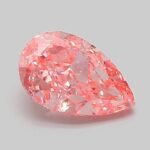 1.03 Carat Fancy Vivid Pink Pear Modified Brilliant Lab Grown Diamond | VVS2 | IGI Certified | ARM646