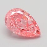 1.03 Carat Fancy Vivid Pink Pear Modified Brilliant Lab Grown Diamond | VVS2 | IGI Certified | ARM649