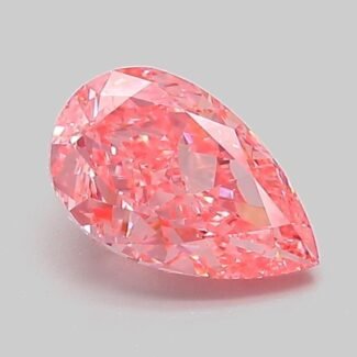 1.05 Carat Fancy Vivid Pink Pear Modified Brilliant Lab Grown Diamond | VVS2 | IGI Certified | ARM662