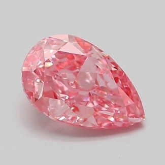 1.05 Carat Fancy Vivid Pink Pear Modified Brilliant Lab Grown Diamond | VVS2 | IGI Certified | ARM664