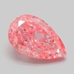 1.05 Carat Fancy Vivid Pink Pear Modified Brilliant Lab Grown Diamond | VVS2 | IGI Certified | ARM665