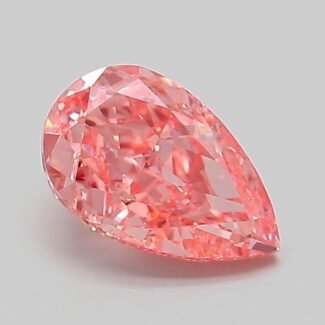 1.05 Carat Fancy Vivid Pink Pear Modified Brilliant Lab Grown Diamond | VVS2 | IGI Certified | ARM666