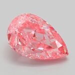 1.06 Carat Fancy Vivid Pink Pear Modified Brilliant Lab Grown Diamond | VVS2 | IGI Certified | ARM669