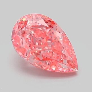 1.06 Carat Fancy Vivid Pink Pear Modified Brilliant Lab Grown Diamond | VVS2 | IGI Certified | ARM671