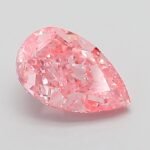 1.07 Carat Fancy Vivid Pink Pear Modified Brilliant Lab Grown Diamond | VS1 | IGI Certified | ARM675