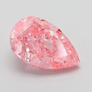 1.07 Carat Fancy Vivid Pink Pear Modified Brilliant Lab Grown Diamond | VS1 | IGI Certified | ARM675