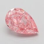 1.07 Carat Fancy Vivid Pink Pear Modified Brilliant Lab Grown Diamond | VVS2 | IGI Certified | ARM676
