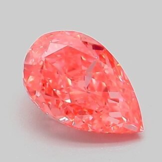 1.07 Carat Fancy Vivid Pink Pear Modified Brilliant Lab Grown Diamond | VVS2 | IGI Certified | ARM681