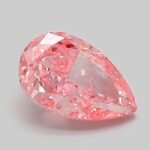1.07 Carat Fancy Vivid Pink Pear Modified Brilliant Lab Grown Diamond | VVS2 | IGI Certified | ARM682