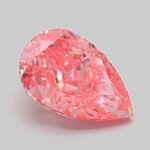1.07 Carat Fancy Vivid Pink Pear Modified Brilliant Lab Grown Diamond | VVS2 | IGI Certified | ARM684