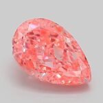 1.07 Carat Fancy Vivid Pink Pear Modified Brilliant Lab Grown Diamond | VVS2 | IGI Certified | ARM685