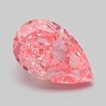 1.07 Carat Fancy Vivid Pink Pear Modified Brilliant Lab Grown Diamond | VVS2 | IGI Certified | ARM686