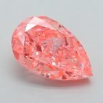 1.48 Carat Fancy Vivid Pink Pear Modified Brilliant Lab Grown Diamond | VS1 | IGI Certified | ARM693
