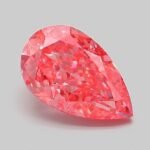 2 Carat Fancy Vivid Pink Pear Modified Brilliant Lab Grown Diamond | VVS2 | IGI Certified | ARM694