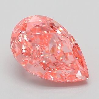 2.01 Carat Fancy Vivid Pink Pear Modified Brilliant Lab Grown Diamond | VVS2 | IGI Certified | ARM698
