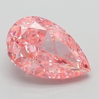 2.01 Carat Fancy Vivid Pink Pear Modified Brilliant Lab Grown Diamond | VS1 | IGI Certified | ARM700
