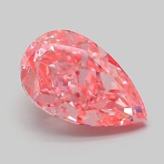 2.02 Carat Fancy Vivid Pink Pear Modified Brilliant Lab Grown Diamond | VVS2 | IGI Certified | ARM701