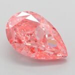2.02 Carat Fancy Vivid Pink Pear Modified Brilliant Lab Grown Diamond | VS1 | IGI Certified | ARM705